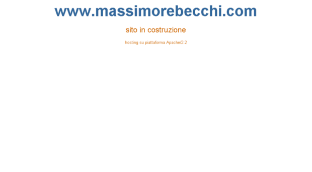 massimorebecchi.com