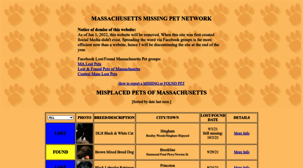 masslostpet.net