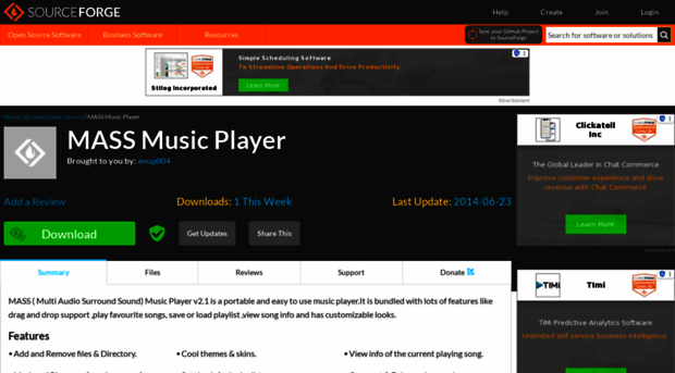 massmusicplayer.sourceforge.net