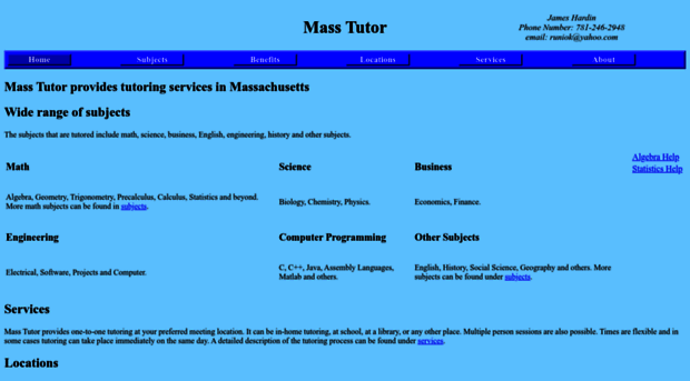 masstutor.net