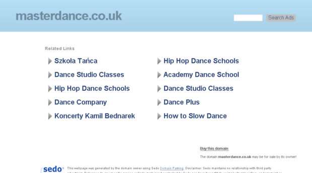 masterdance.co.uk