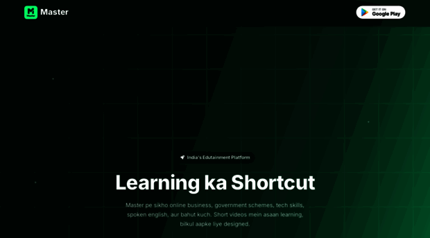 masteredu.ai - MasterEdu.ai - India ke liye I... - Master Edu