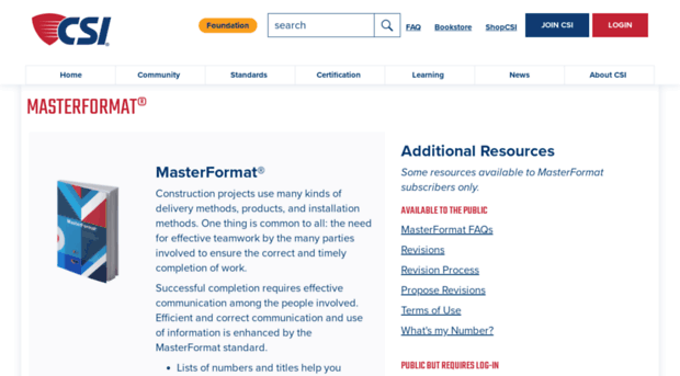 masterformat.com