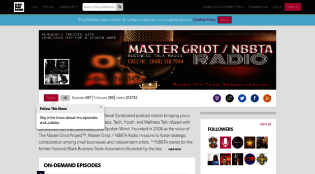 mastergriotradio.com