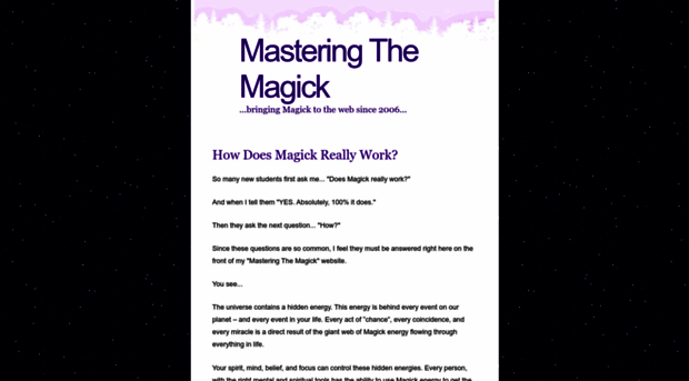 masteringthemagick.com