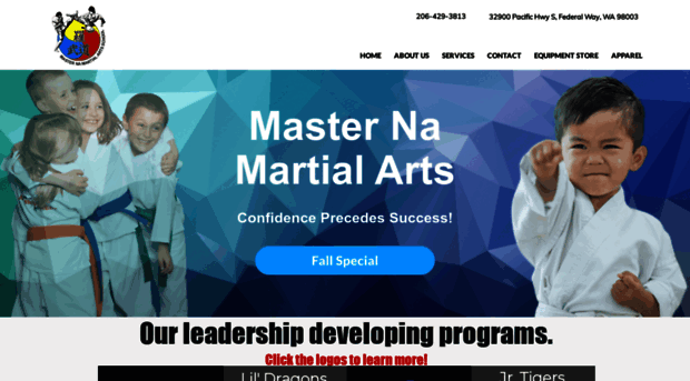 masternamartialarts.com