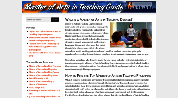 masterofartsinteaching.net