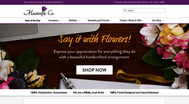 mastersandcompanyflorist.com