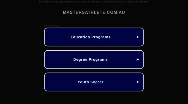 mastersathlete.com.au