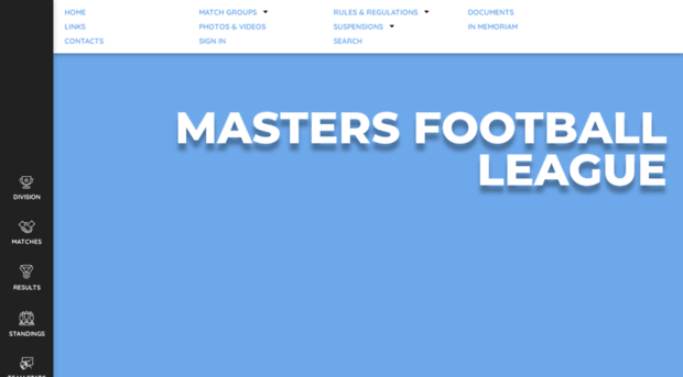 mastersfootballleague.leaguerepublic.com