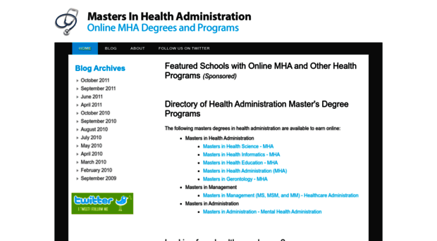 mastersinhealthadministration.org