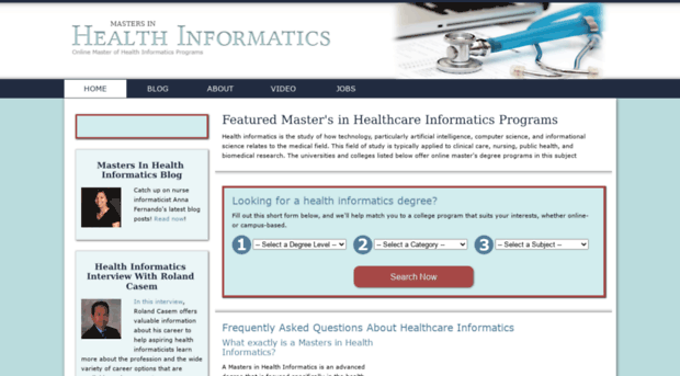 mastersinhealthinformatics.com