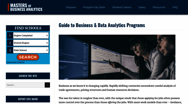 mastersofbusinessanalytics.com