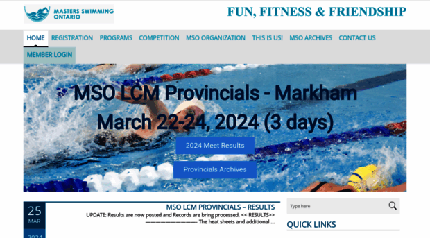 mastersswimmingontario.ca