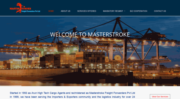 masterstrokelogistics.com