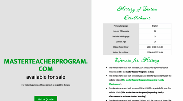masterteacherprogram.com