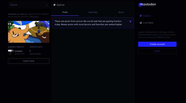 mastodon.acc.umu.se