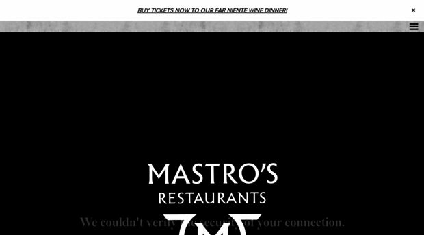 mastrosrestaurants.com