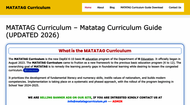 matatagcurriculum.ph