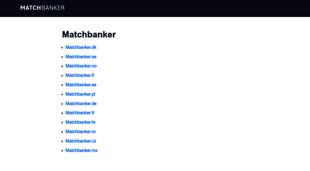 matchbanker.com