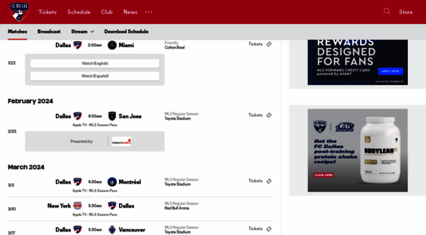 matchcenter.fcdallas.com
