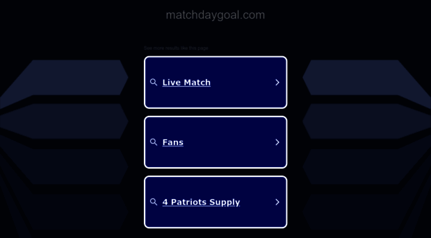 matchdaygoal.com