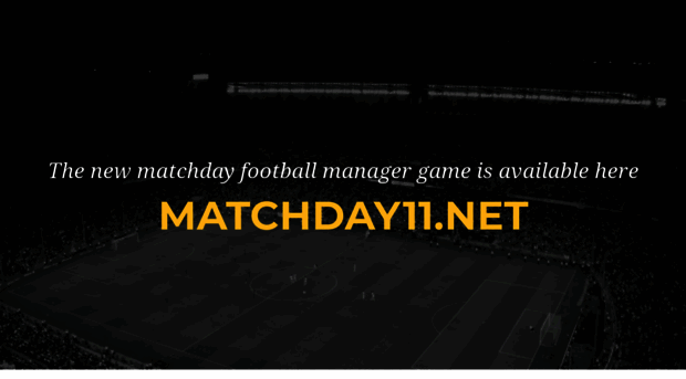 matchdaymanager.com
