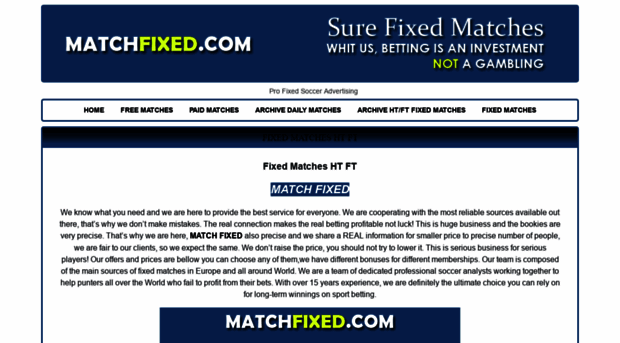 matchfixed.com