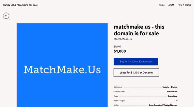 matchmake.us