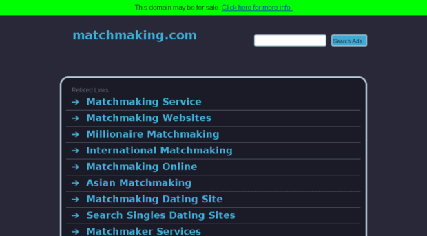 matchmaking.com