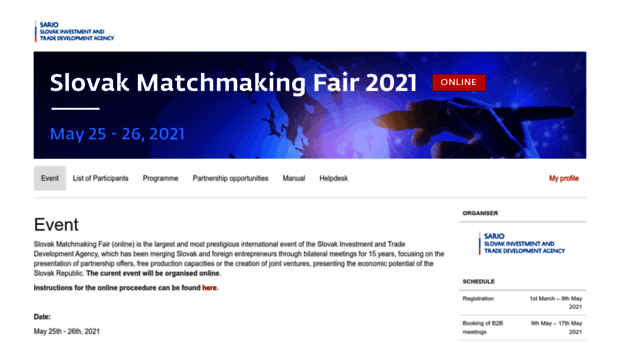 matchmakingfair2021online.sario.sk