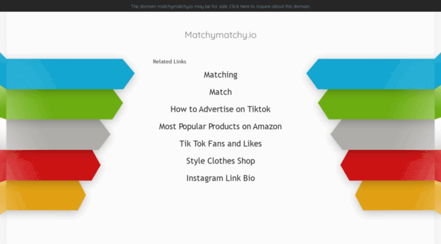 matchymatchy.io