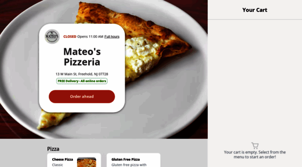 mateospizzeria.com