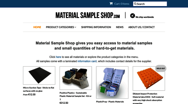 materialsampleshop.com