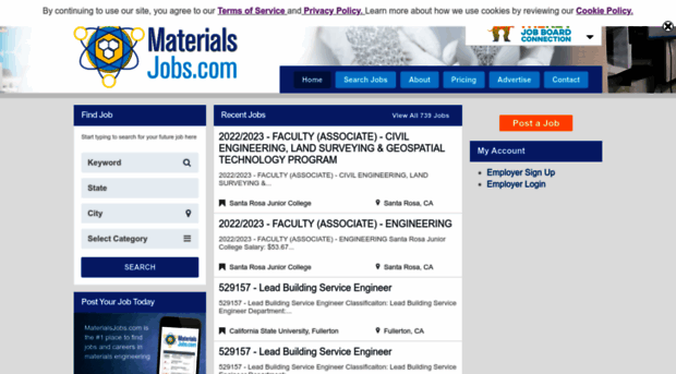 materialsjobs.com