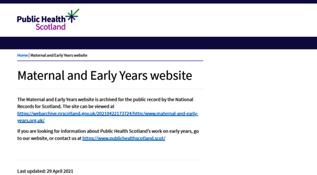 maternal-and-early-years.org.uk