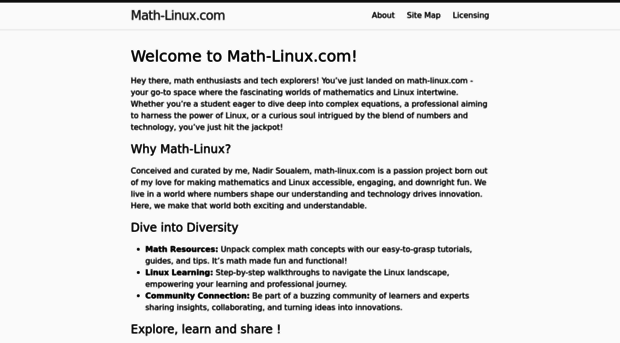 math-linux.com