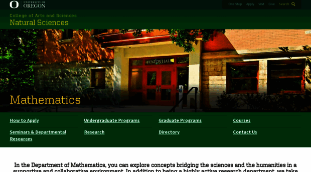 math.uoregon.edu
