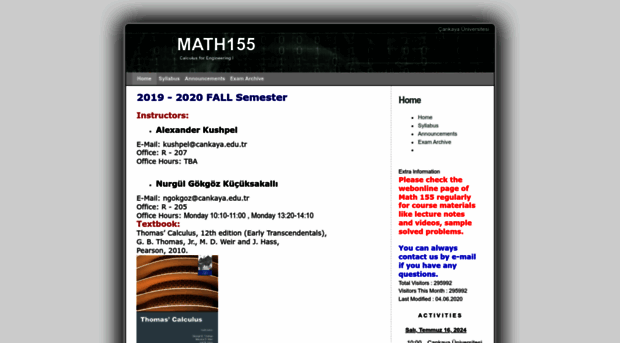 math155.cankaya.edu.tr