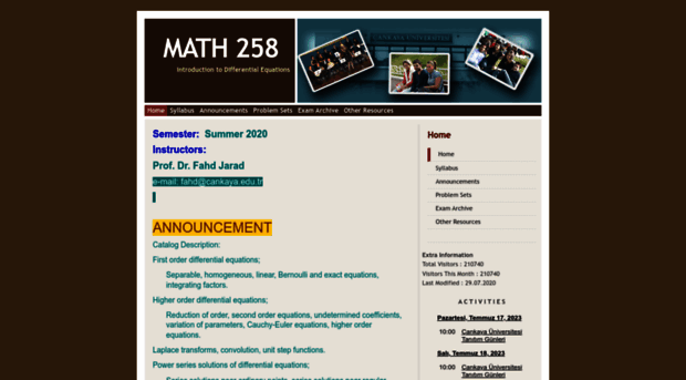 math258.cankaya.edu.tr