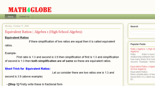 math4globe.com