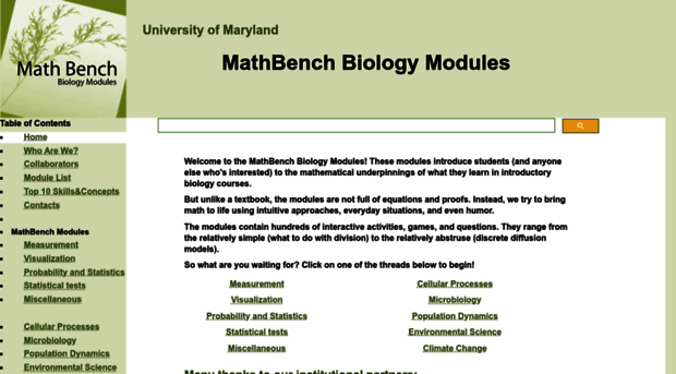 mathbench.umd.edu