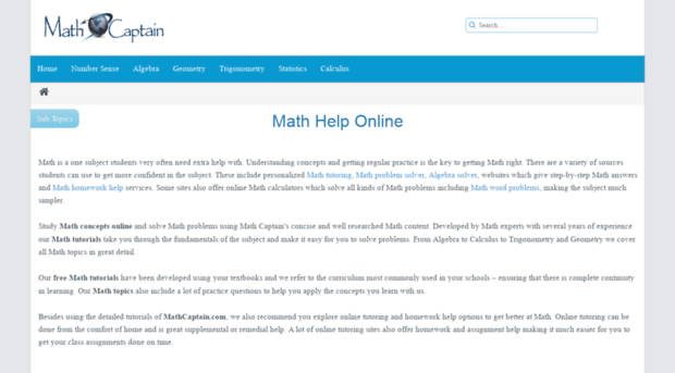 mathcaptain.com