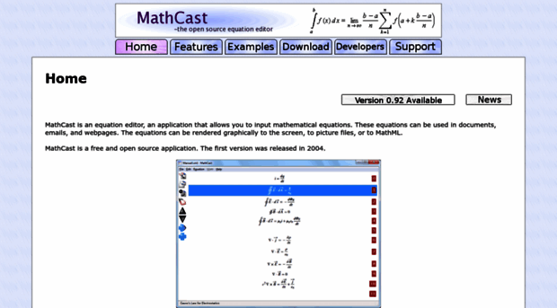 mathcast.sourceforge.net