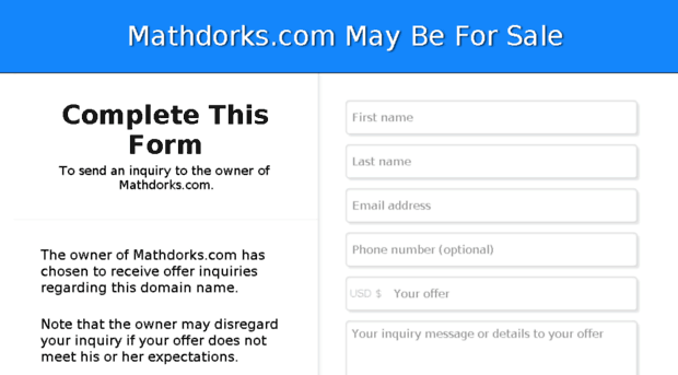 mathdorks.com