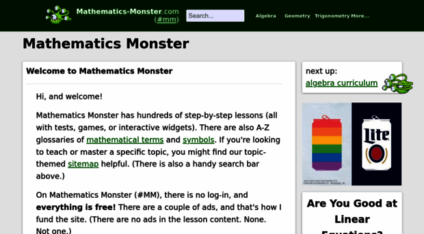 mathematics-monster.com