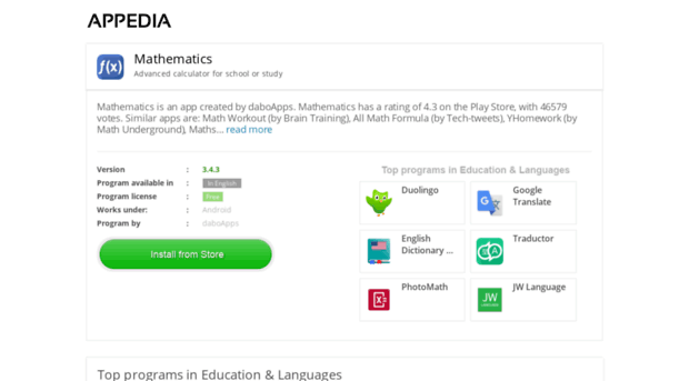 mathematics.appedia.net