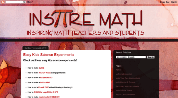 mathematicsanxiety.blogspot.com