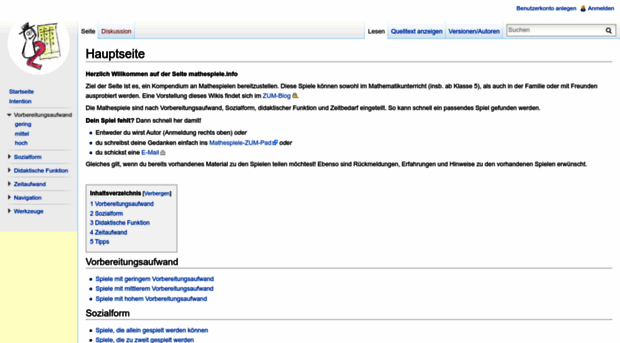 mathespiele.zum.de