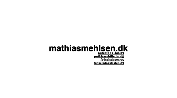 mathiasmehlsen.dk